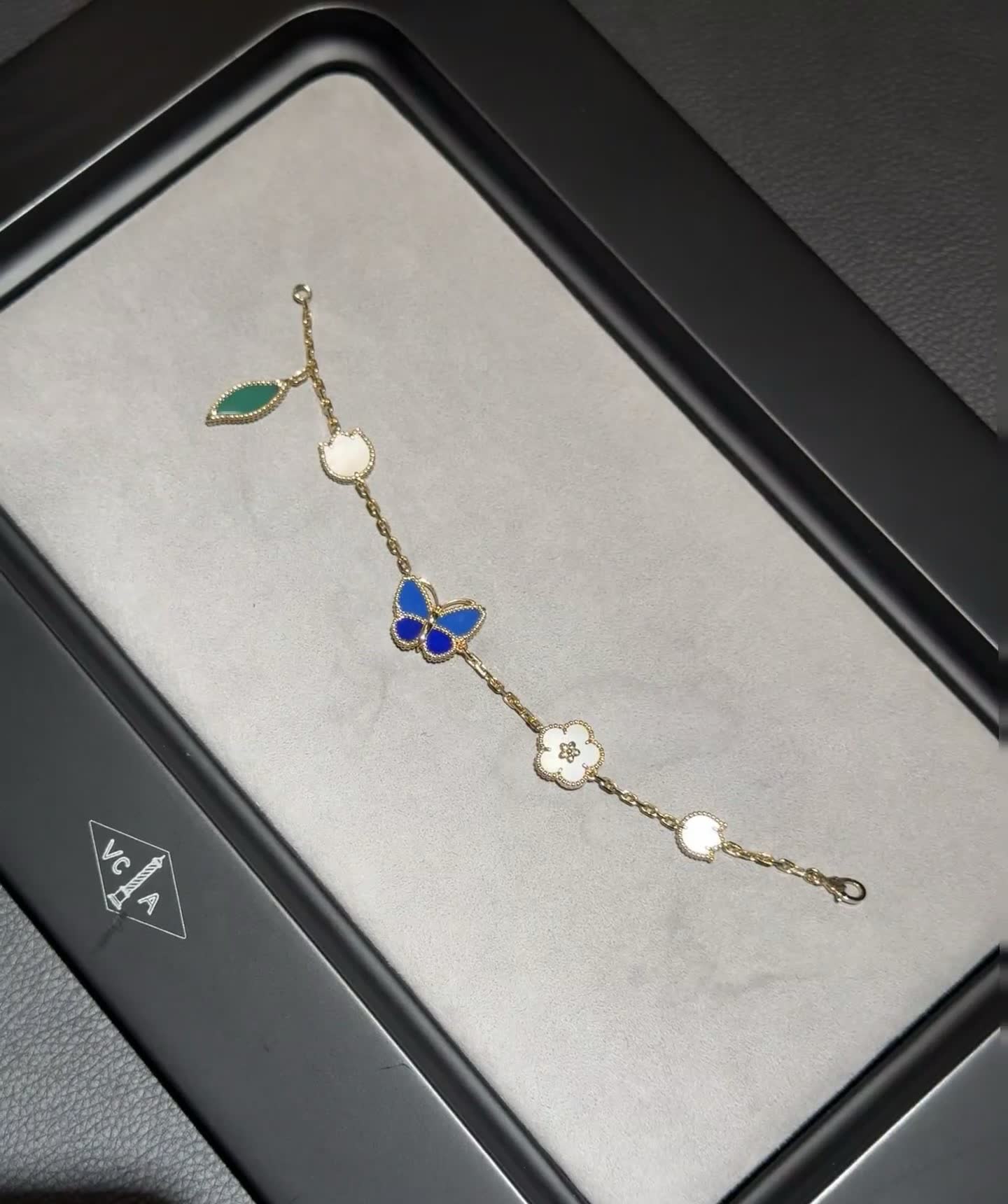 Van Cleef & Arpels Butterfly Ring and Bracelet Set